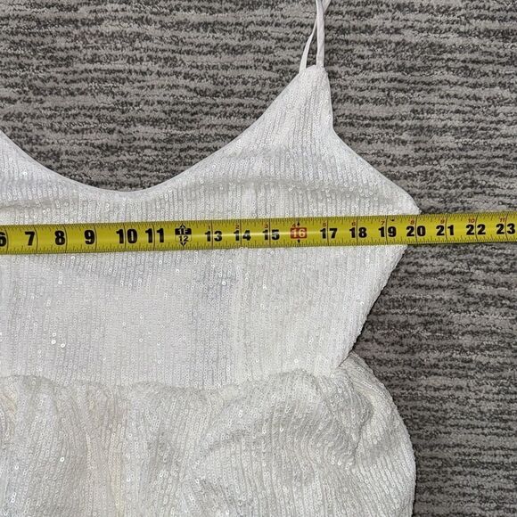 NWT NBD Revolve  Katrine Mini Dress in Optic White Large - Picture 8 of 14